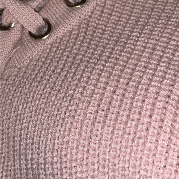 Pink Tie Sweater - Picture 3 of 3